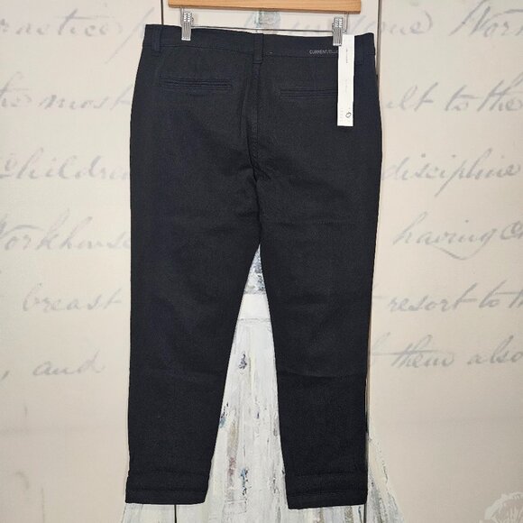 NWT Current/Elliott The Confidant Pants Black Size 30 $198 - Picture 3 of 12